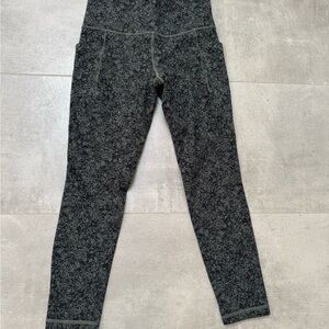 Athleta Black Patterned Leggings